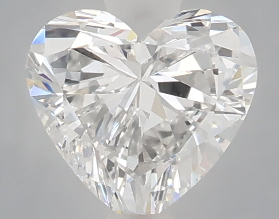 1.00 Carat Heart Shaped, Very Good Cut, D Color, VVS2 Clarity, IGI Certified Lab Grown Diamond