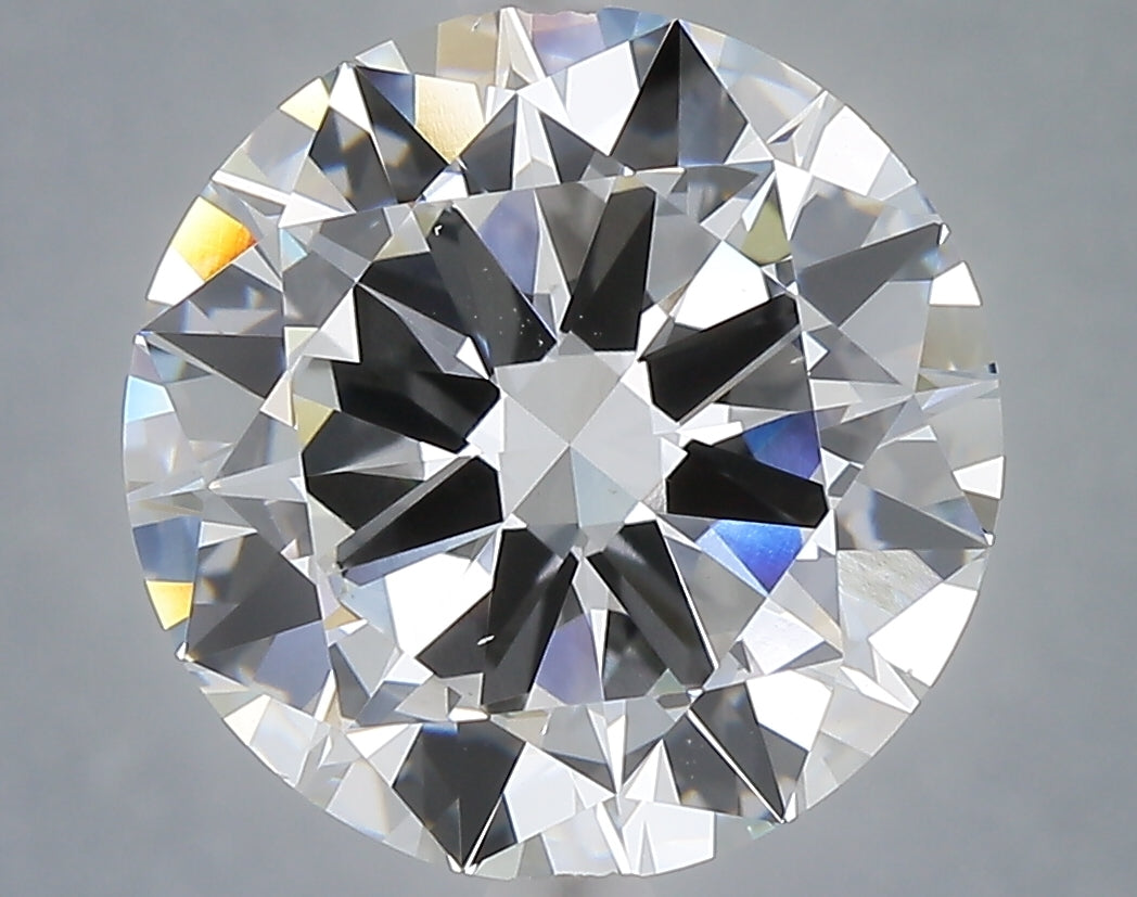 6.00 Carat Round Shaped, Excellent Cut, E Color, VS1 Clarity, IGI Certified Lab Grown Diamond