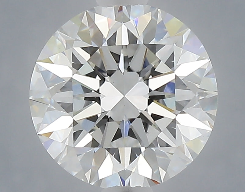 2.20 Carat Round Shaped, Excellent Cut, F Color, VS1 Clarity, IGI Certified Lab Grown Diamond