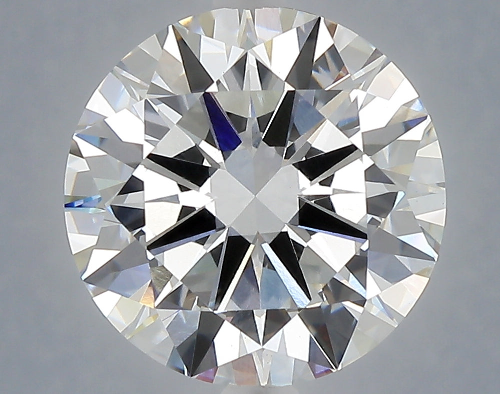 5.07 Carat Round Shaped, Excellent Cut, F Color, VVS2 Clarity, IGI Certified Lab Grown Diamond