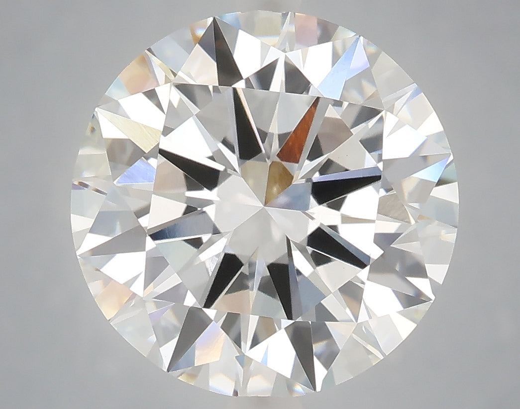 6.01 Carat Round Shaped, Excellent Cut, F Color, VVS2 Clarity, IGI Certified Lab Grown Diamond
