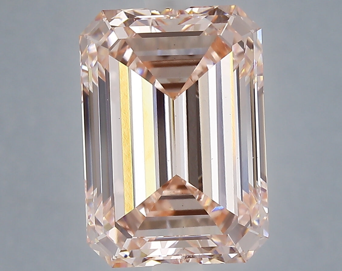 6.03 Carat Emerald Shaped, Ideal Cut, VS1 Clarity, IGI Certified Lab Grown Diamond