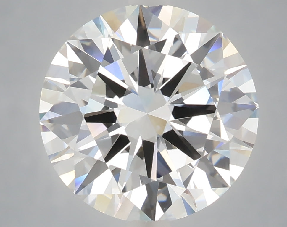 5.04 Carat Round Shaped, Excellent Cut, F Color, VVS2 Clarity, IGI Certified Lab Grown Diamond