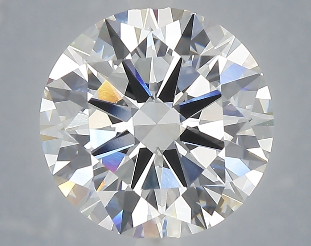 5.00 Carat Round Shaped, Excellent Cut, F Color, VVS2 Clarity, IGI Certified Lab Grown Diamond