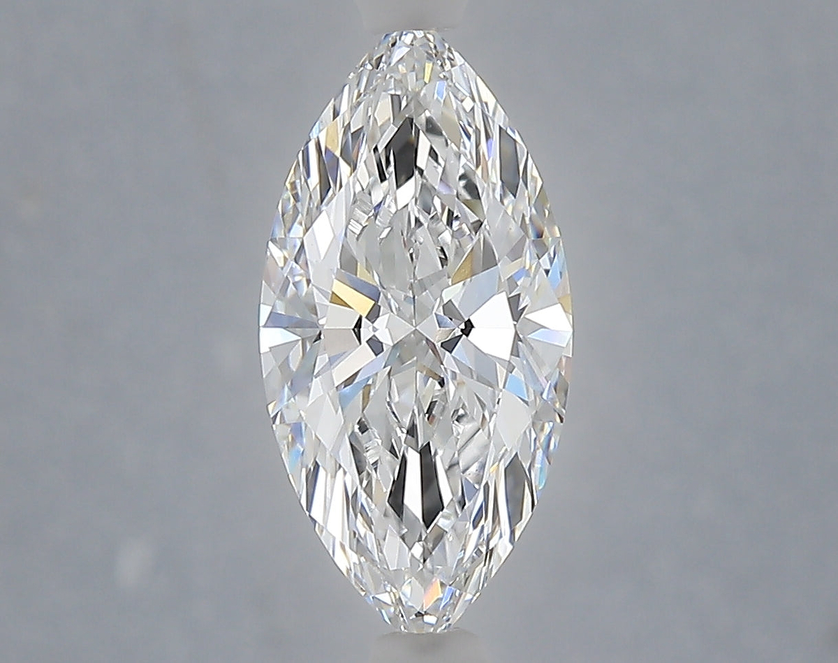 2.01 Carat Marquise Shaped, Ideal Cut, D Color, VVS2 Clarity, IGI Certified Lab Grown Diamond