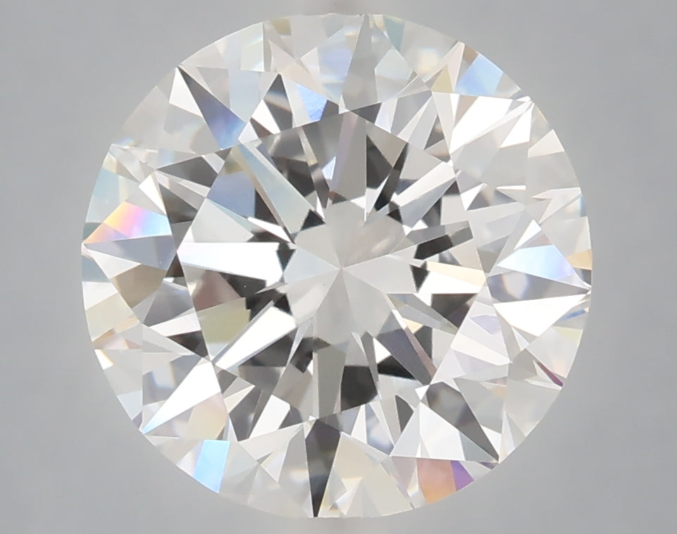 5.02 Carat Round Shaped, Excellent Cut, E Color, VVS2 Clarity, IGI Certified Lab Grown Diamond
