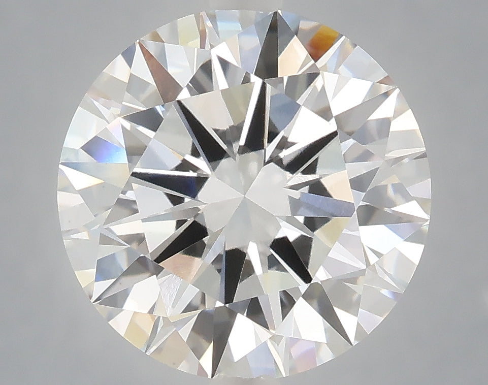 5.07 Carat Round Shaped, Excellent Cut, E Color, VVS2 Clarity, IGI Certified Lab Grown Diamond