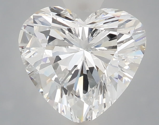1.59 Carat Heart Shaped, Ideal Cut, D Color, VVS2 Clarity, IGI Certified Lab Grown Diamond