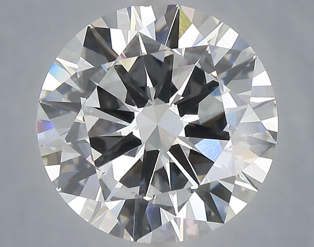 6.01 Carat Round Shaped, Excellent Cut, E Color, VVS2 Clarity, IGI Certified Lab Grown Diamond