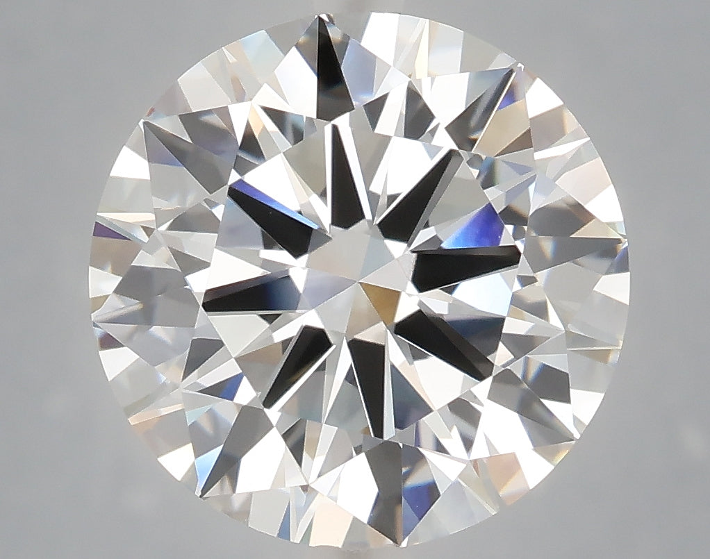 6.00 Carat Round Shaped, Excellent Cut, F Color, VVS2 Clarity, IGI Certified Lab Grown Diamond