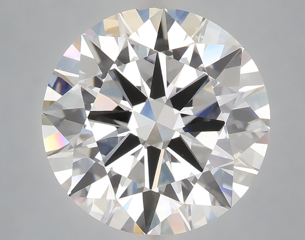 6.05 Carat Round Shaped, Excellent Cut, E Color, VVS2 Clarity, IGI Certified Lab Grown Diamond