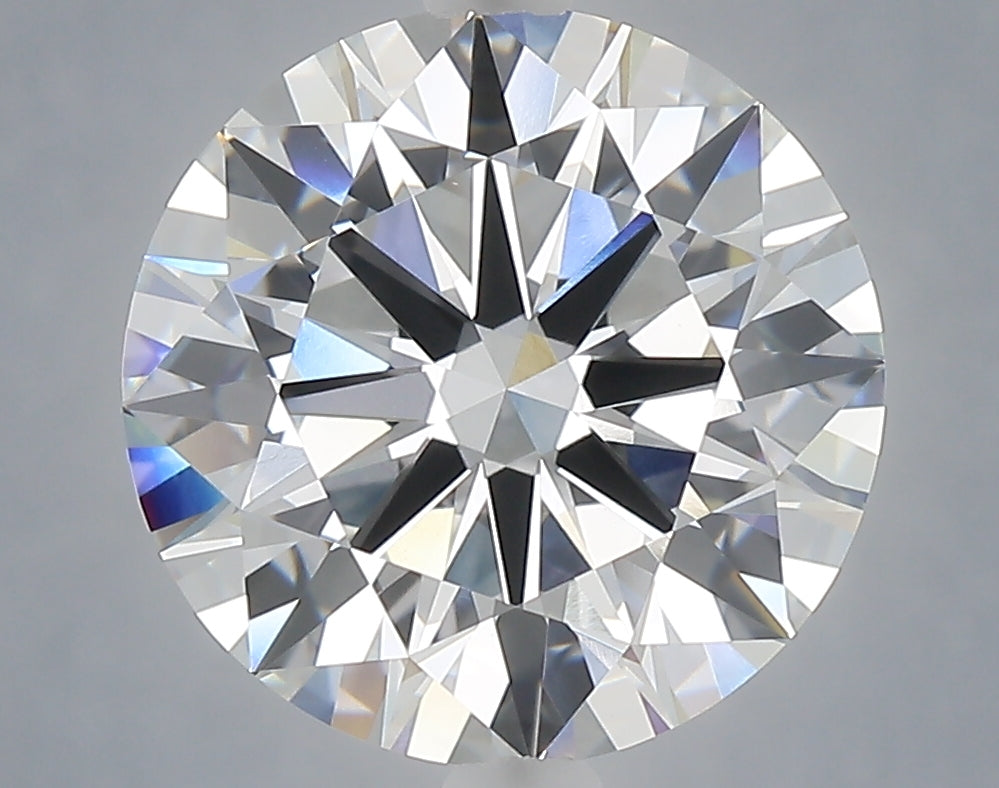 5.02 Carat Round Shaped, Ideal Cut, F Color, VVS2 Clarity, IGI Certified Lab Grown Diamond