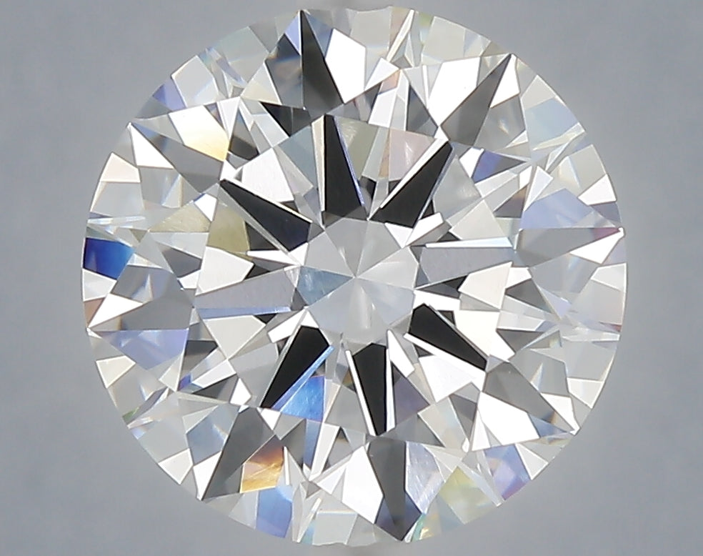 5.08 Carat Round Shaped, Excellent Cut, F Color, VVS2 Clarity, IGI Certified Lab Grown Diamond