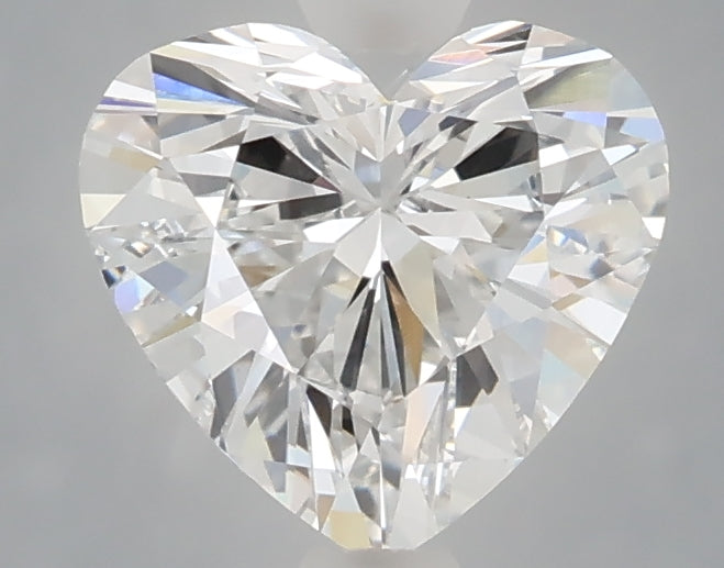 1.50 Carat Heart Shaped, Ideal Cut, D Color, VVS2 Clarity, IGI Certified Lab Grown Diamond
