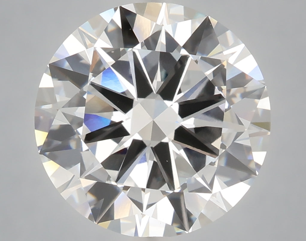 6.01 Carat Round Shaped, Excellent Cut, E Color, VVS2 Clarity, IGI Certified Lab Grown Diamond