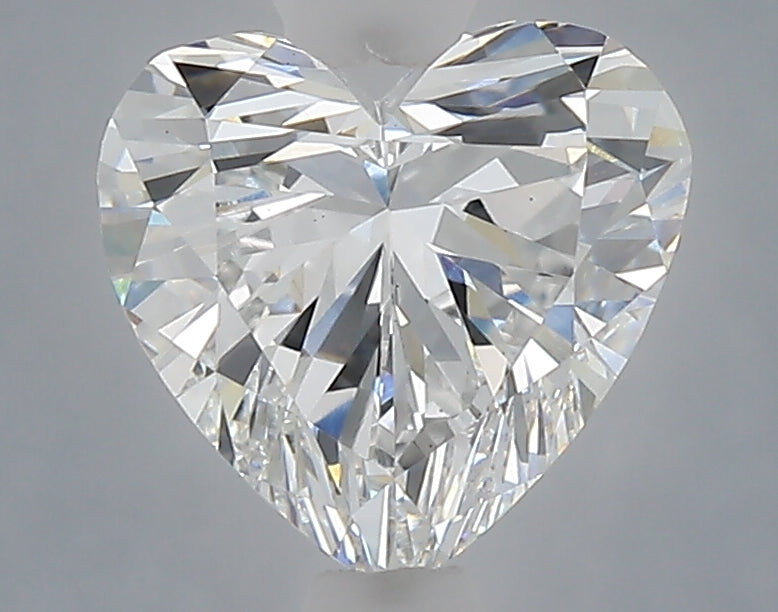 1.56 Carat Heart Shaped, Ideal Cut, E Color, VVS2 Clarity, IGI Certified Lab Grown Diamond