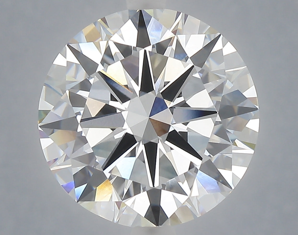 7.00 Carat Round Shaped, Excellent Cut, F Color, VVS2 Clarity, IGI Certified Lab Grown Diamond