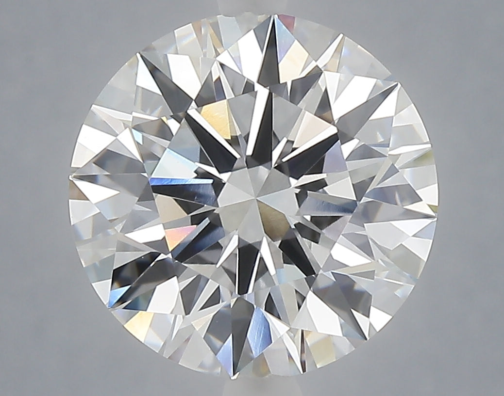 5.02 Carat Round Shaped, Excellent Cut, F Color, VVS2 Clarity, IGI Certified Lab Grown Diamond