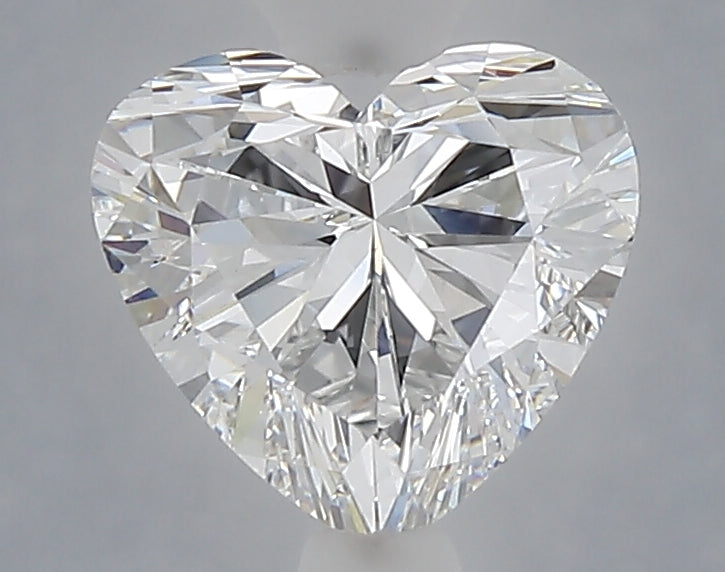 1.59 Carat Heart Shaped, Ideal Cut, D Color, VVS2 Clarity, IGI Certified Lab Grown Diamond