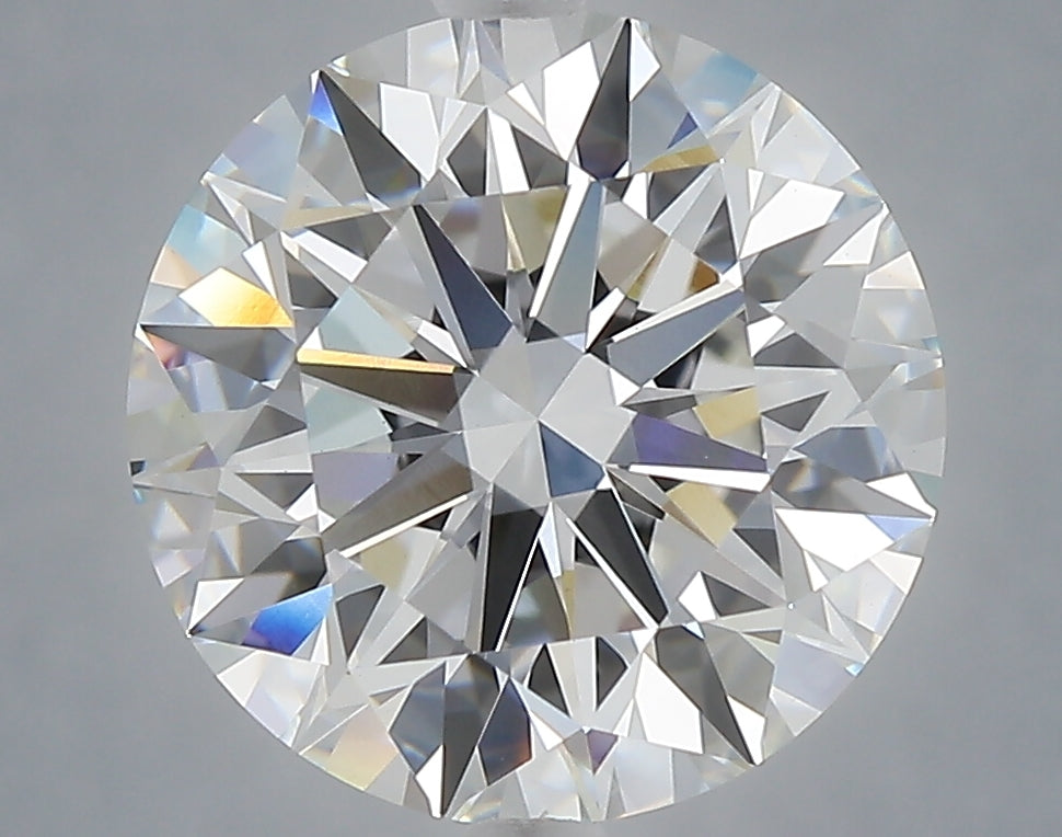 5.04 Carat Round Shaped, Excellent Cut, E Color, VVS2 Clarity, IGI Certified Lab Grown Diamond