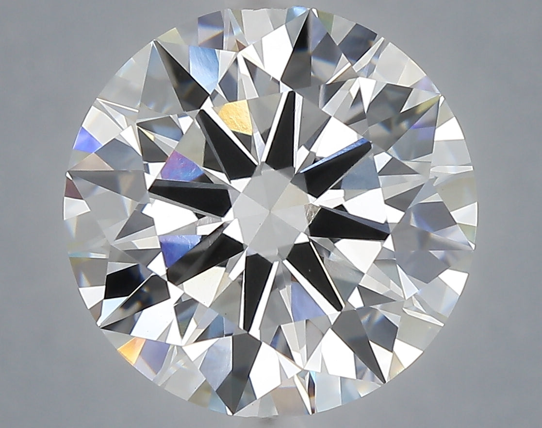 7.08 Carat Round Shaped, Excellent Cut, E Color, VVS2 Clarity, IGI Certified Lab Grown Diamond