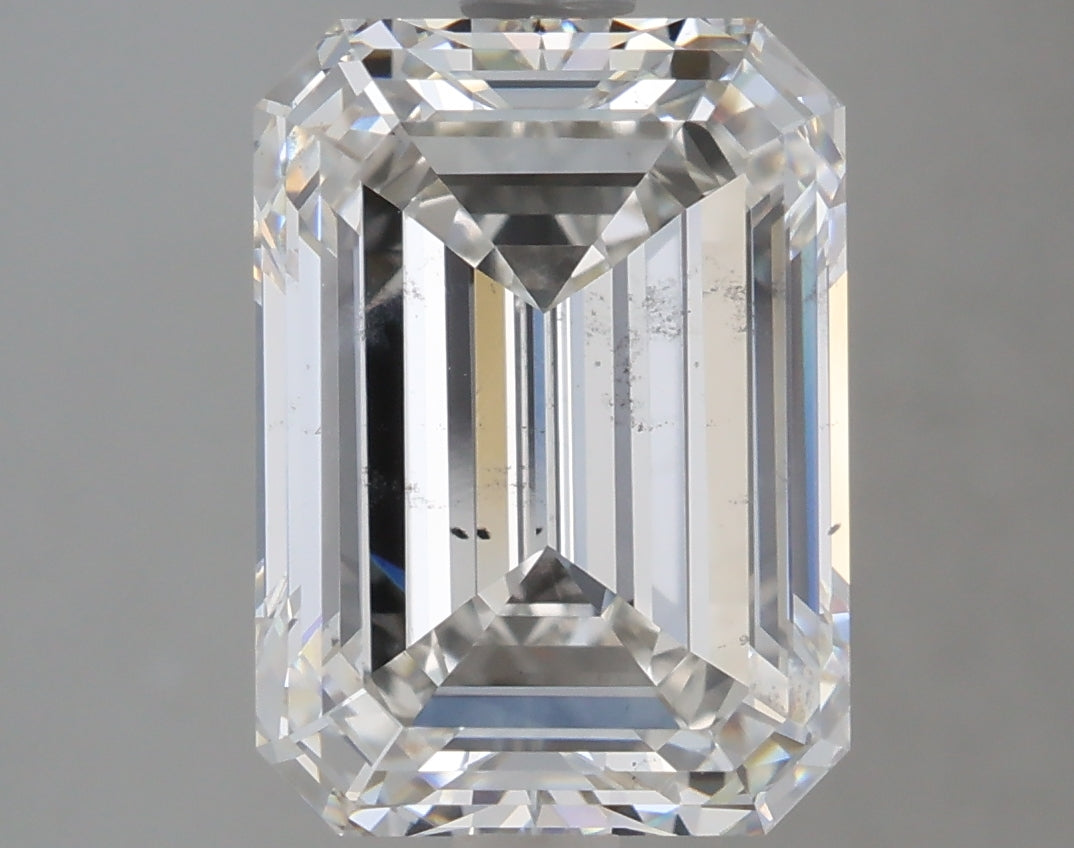 4.02 Carat Emerald Shaped, Ideal Cut, G Color, SI1 Clarity, IGI Certified Lab Grown Diamond