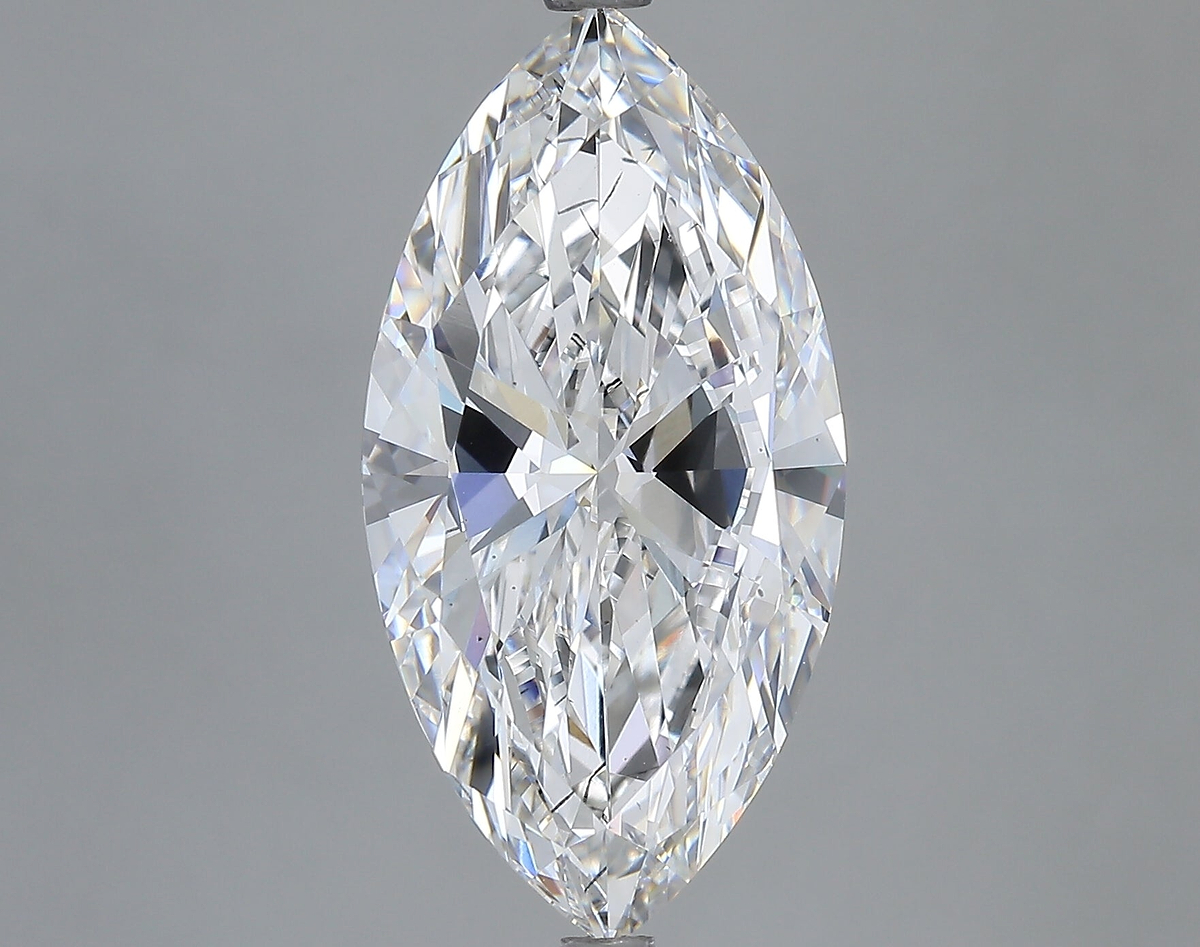 6.00 Carat Marquise Shaped, Excellent Cut, E Color, VS2 Clarity, IGI Certified Lab Grown Diamond