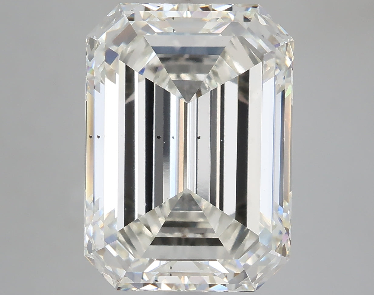 6.00 Carat Emerald Shaped, Excellent Cut, H Color, VS2 Clarity, IGI Certified Lab Grown Diamond