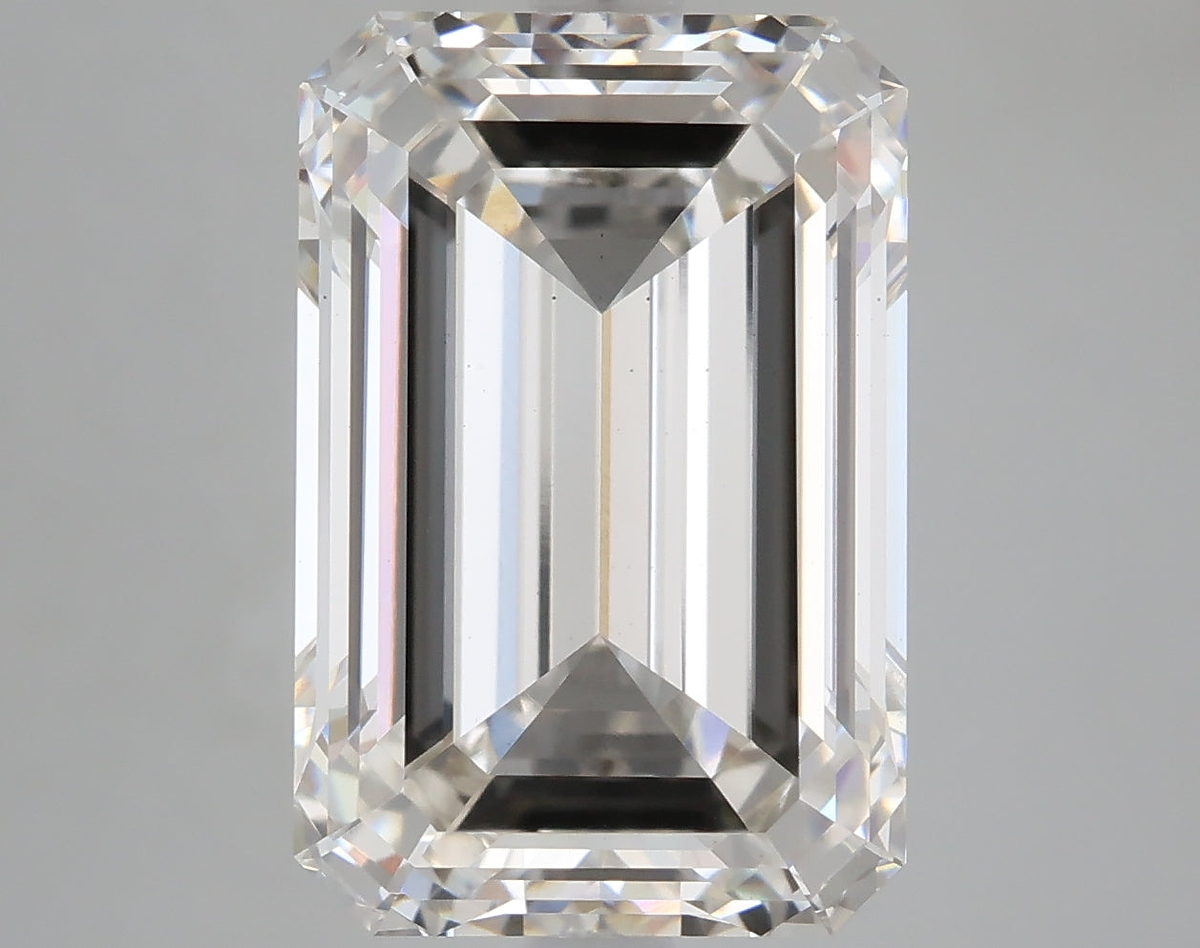 6.10 Carat Emerald Shaped, Ideal Cut, H Color, VS1 Clarity, IGI Certified Lab Grown Diamond