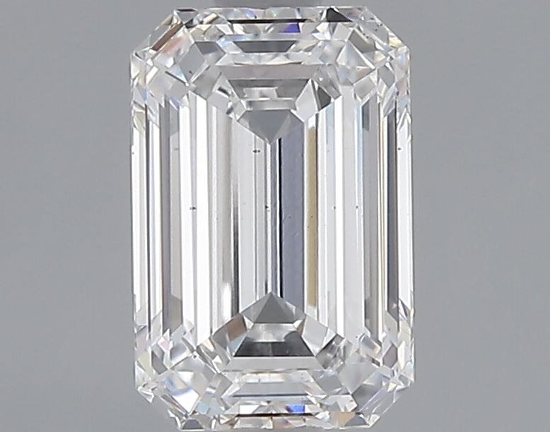 1.60 Carat Emerald Shaped, Ideal Cut, D Color, VS1 Clarity, IGI Certified Lab Grown Diamond