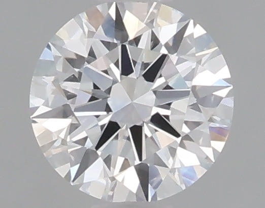 0.55 Carat Round Shaped, Ideal Cut, D Color, VVS2 Clarity, IGI Certified Lab Grown Diamond