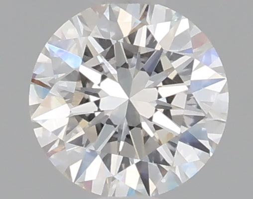 0.55 Carat Round Shaped, Very Good Cut, D Color, VVS2 Clarity, IGI Certified Lab Grown Diamond