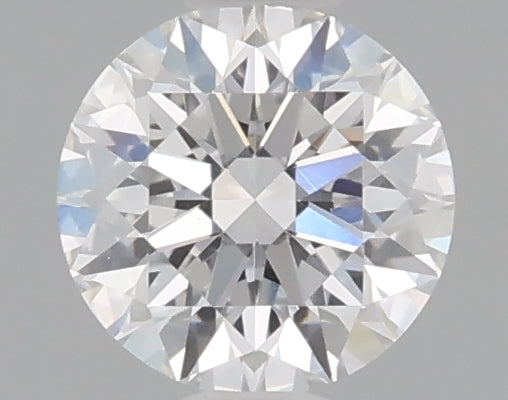 0.55 Carat Round Shaped, Excellent Cut, D Color, VVS2 Clarity, IGI Certified Lab Grown Diamond
