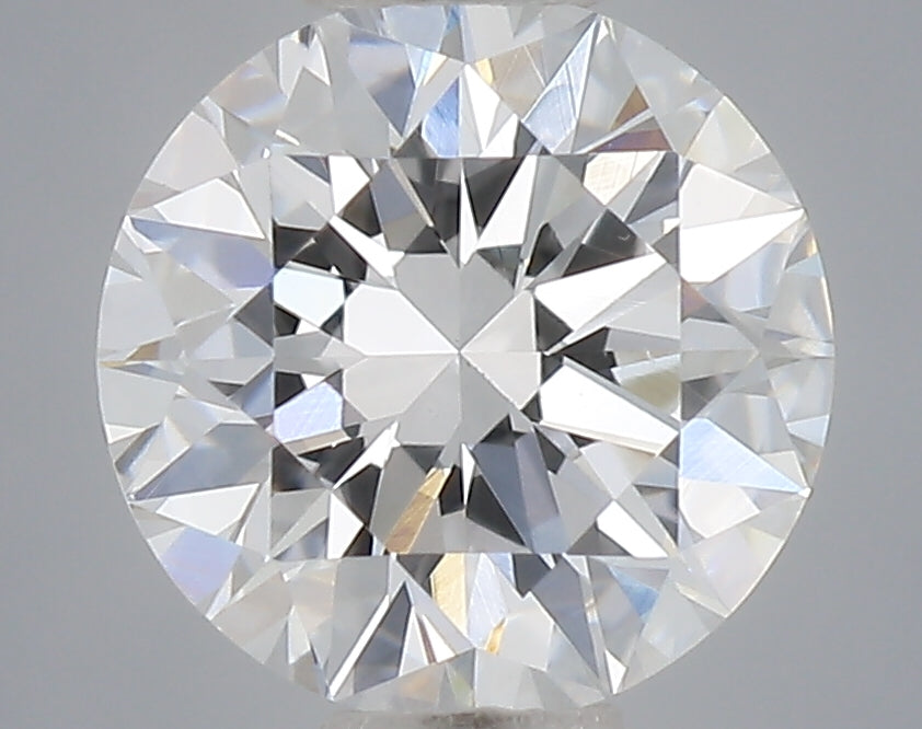 0.55 Carat Round Shaped, Excellent Cut, D Color, VVS2 Clarity, IGI Certified Lab Grown Diamond