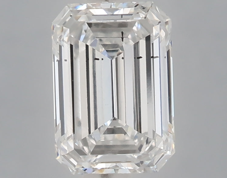 1.10 Carat Emerald Shaped, Excellent Cut, E Color, SI1 Clarity, IGI Certified Lab Grown Diamond