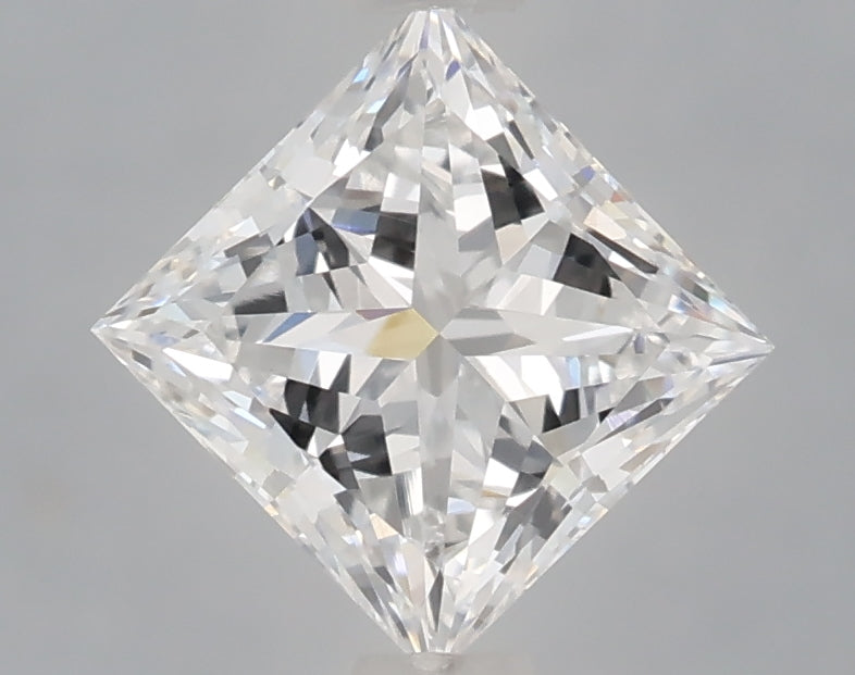 1.07 Carat Princess Shaped, Ideal Cut, D Color, VVS2 Clarity, IGI Certified Lab Grown Diamond
