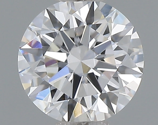 0.55 Carat Round Shaped, Ideal Cut, D Color, VVS2 Clarity, IGI Certified Lab Grown Diamond