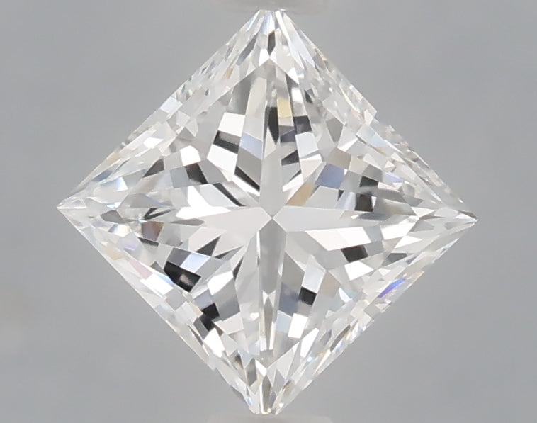 1.04 Carat Princess Shaped, Very Good Cut, D Color, VVS2 Clarity, IGI Certified Lab Grown Diamond