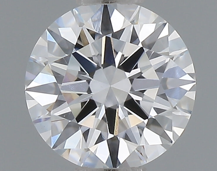 0.55 Carat Round Shaped, Ideal Cut, D Color, VVS2 Clarity, IGI Certified Lab Grown Diamond