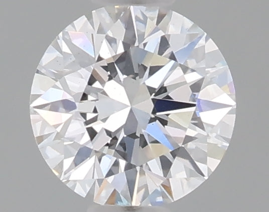 0.55 Carat Round Shaped, Very Good Cut, D Color, VS2 Clarity, IGI Certified Lab Grown Diamond