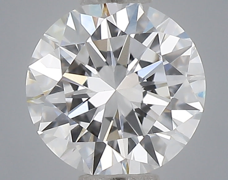 0.55 Carat Round Shaped, Excellent Cut, D Color, VVS2 Clarity, IGI Certified Lab Grown Diamond