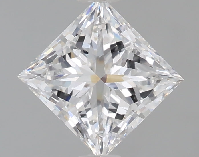 1.07 Carat Princess Shaped, Very Good Cut, D Color, VVS2 Clarity, IGI Certified Lab Grown Diamond