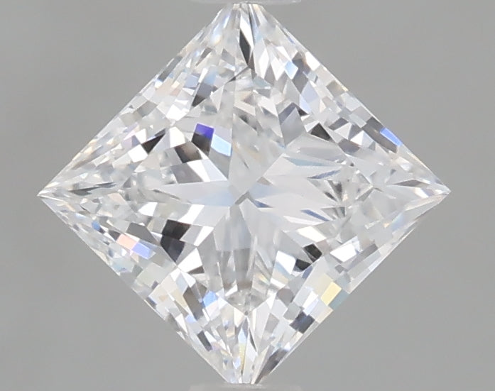 1.10 Carat Princess Shaped, Ideal Cut, D Color, VVS2 Clarity, IGI Certified Lab Grown Diamond