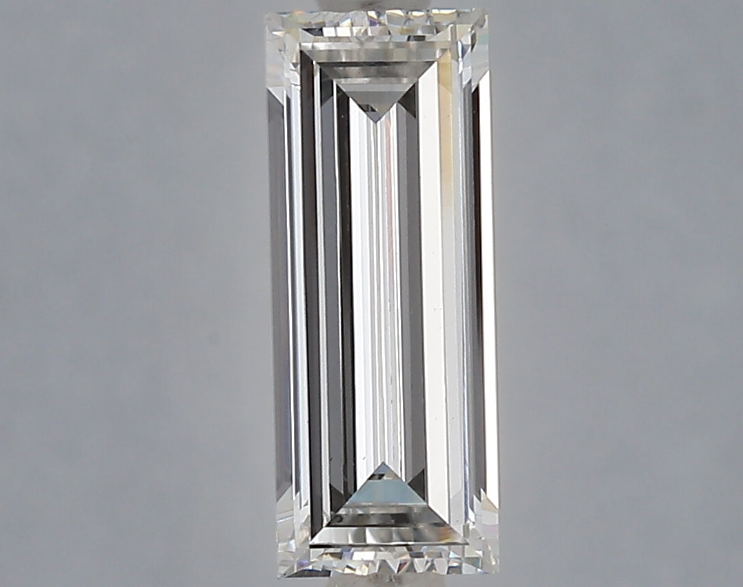 1.10 Carat Baguette Shaped, Very Good Cut, F Color, VVS2 Clarity, IGI Certified Lab Grown Diamond