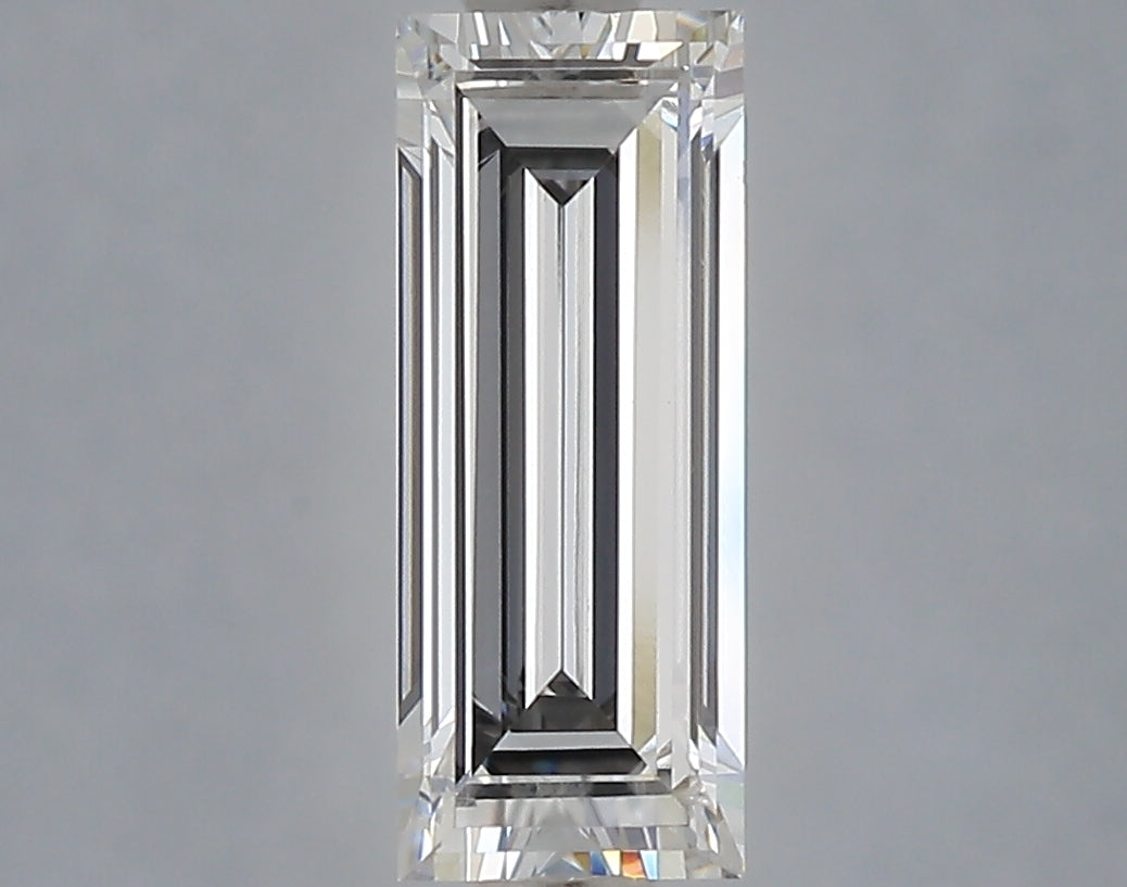 1.04 Carat Baguette Shaped, Very Good Cut, F Color, VVS2 Clarity, IGI Certified Lab Grown Diamond