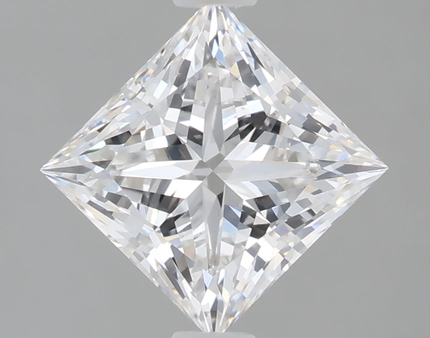 1.59 Carat Princess Shaped, Ideal Cut, D Color, VS1 Clarity, IGI Certified Lab Grown Diamond