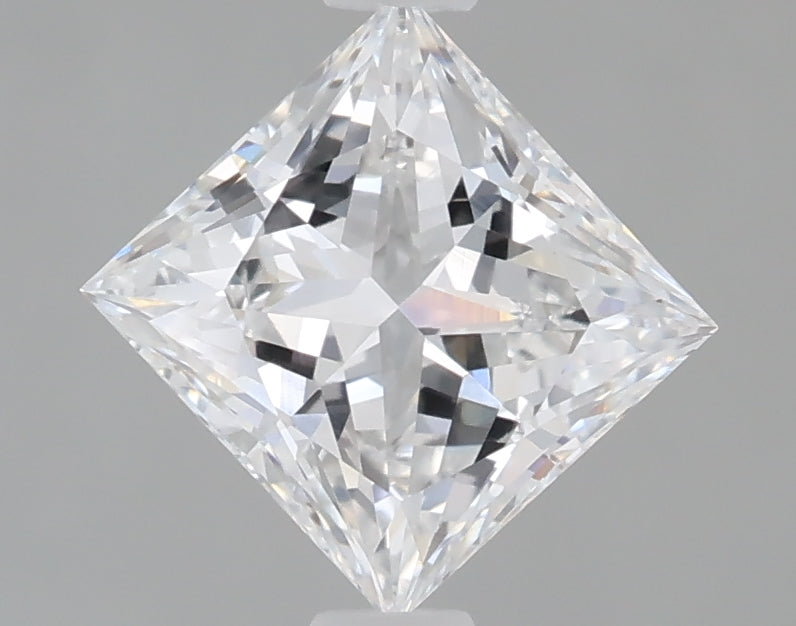 1.10 Carat Princess Shaped, Ideal Cut, D Color, VVS2 Clarity, IGI Certified Lab Grown Diamond