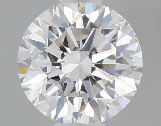 0.55 Carat Round Shaped, Excellent Cut, D Color, VVS2 Clarity, IGI Certified Lab Grown Diamond