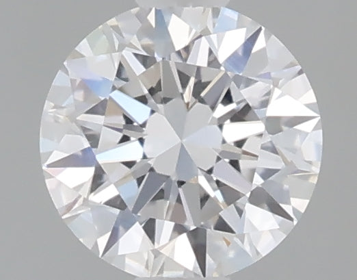 0.55 Carat Round Shaped, Excellent Cut, D Color, VVS2 Clarity, IGI Certified Lab Grown Diamond