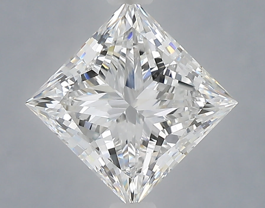 1.60 Carat Princess Shaped, Very Good Cut, D Color, VVS2 Clarity, IGI Certified Lab Grown Diamond